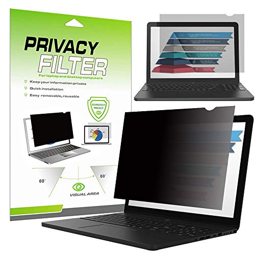 KONEE Filtro de Privacidad Premium para 14 Pulgadas Laptops | Widescreen Pantalla de Privacidad Filtro | Eliminación Fácil Anti-Glare Filter Film - 14.0 
